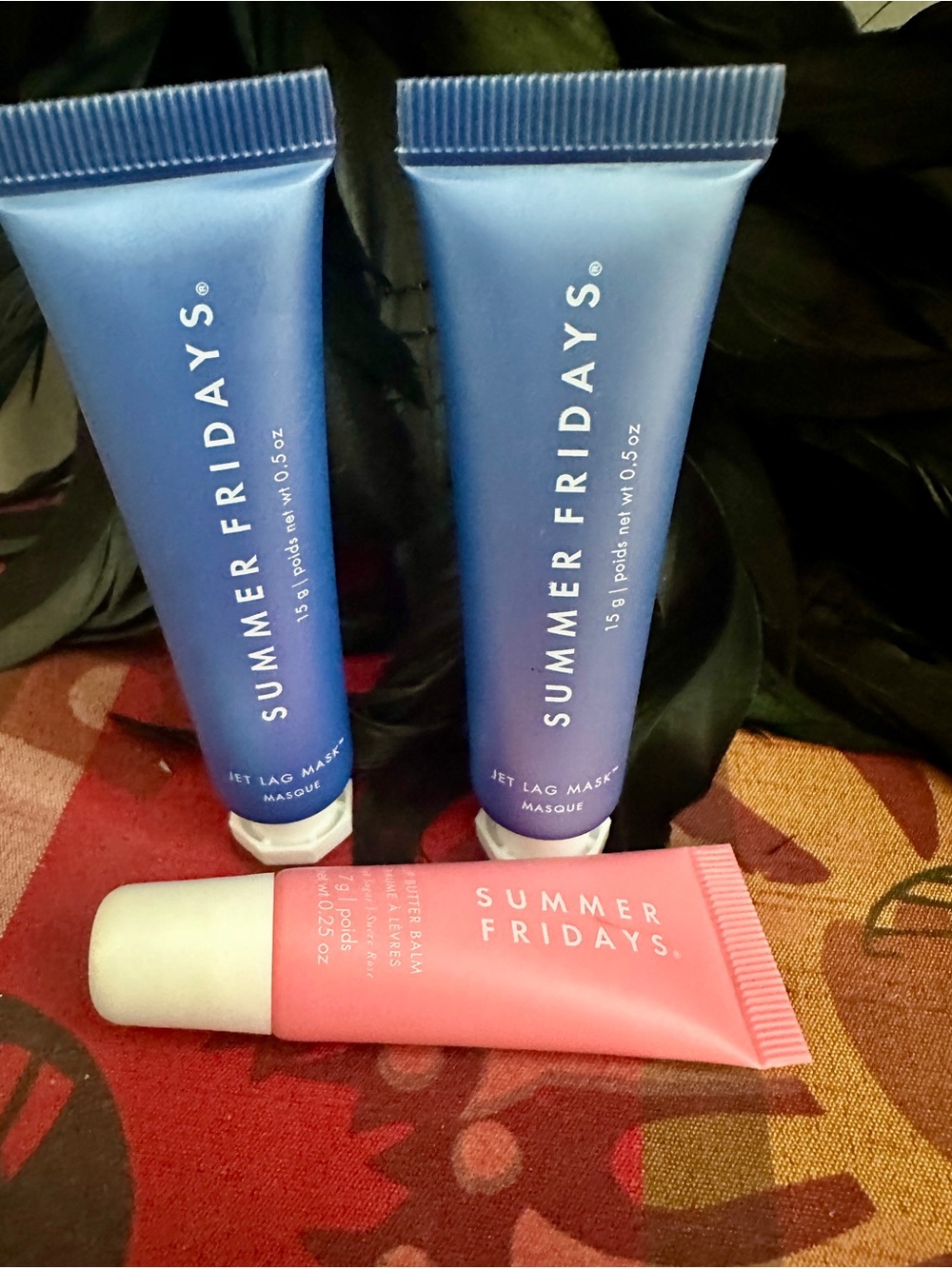 Summer Fridays Skincare 2 Jet Lag Mask and Summer Fridays Lip Butter Balm